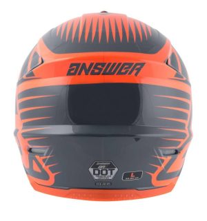 Casco Answer AR-1 Voyd Charcoal/Gray/Orange - Imagen 3