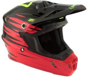 ar1 pro glo helmet red black hyper