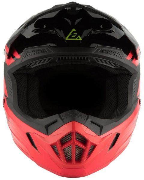 ar1 pro glo helmet red black hyper