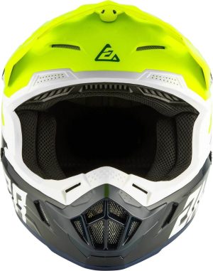 Casco Answer AR-1 Voyd Midnight/Hyper Acid/White - Imagen 2