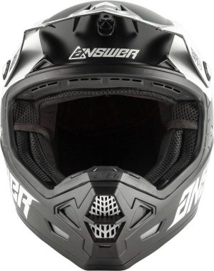 Casco Answer AR-3 Bold Black/White - Imagen 3