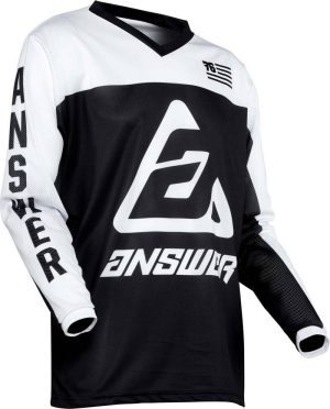 Jersey Answer Arkon Enduro Black/White - Imagen 2