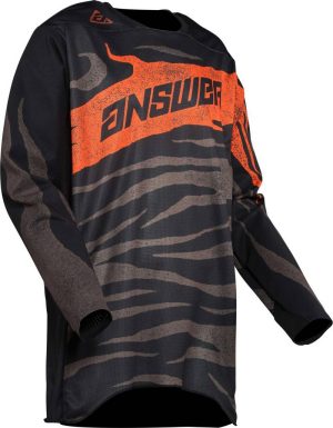 Jersey Answer Elite Enduro Black/Orange - Imagen 2