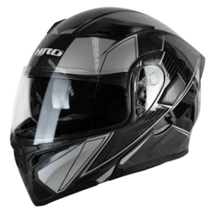 Casco Moto HRO 3400 DV Abatible Gris  Sun Visor