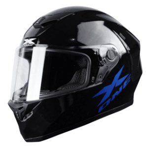 Casco Moto X-One 500 GT Integral Solid Negro y Azul