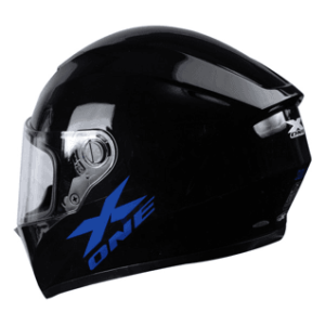 Casco Moto X-One 500 GT Integral Solid Negro y Azul - Imagen 2