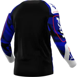 Polera Moto FXR Niño Clutch Azul/Camo/Rojo - Imagen 2
