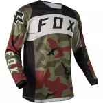 Jersey Mx Fox 180 Bnkr Militar Verde