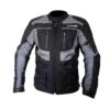chaqueta color negra con gris marca atrox