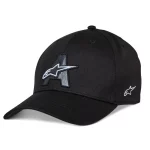 Gorra Alpinestars Blaze Flexfit. Negro Logo Astars (jockey)