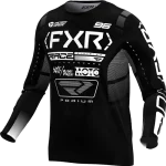 Polera Moto FXR Podium Negro/Blanco
