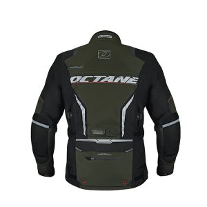 CHAQUETA OCTANE HURRICANE NEGRO VERDE - Imagen 2