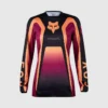 Polera Moto Mujer 180 Ballast Burdeo/Naranjo Fox