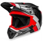 Casco Bell Mx9 Mips para Twitch, negro mate, rojo, talla M (57/58), color negro