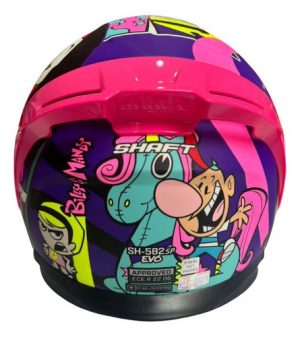 Casco Integral Shaft / Cartoon Network Sh-582 Billy Y Mandy - Imagen 4