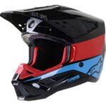 Casco Alpinestars Motocross Supertech S-m5 - Color Azul