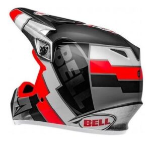 Casco Bell Mx9 Mips para Twitch, negro mate, rojo, talla M (57/58), color negro - Imagen 2