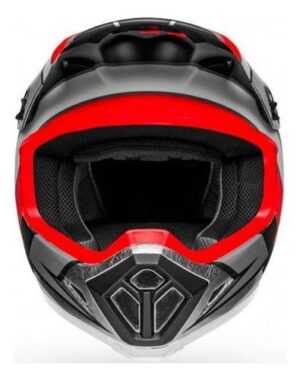 Casco Bell Mx9 Mips para Twitch, negro mate, rojo, talla M (57/58), color negro - Imagen 3