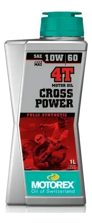 Aceite 100% Sintetico Cross Power 10w60 Motorex
