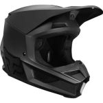 CASCO MOTO NIÑO V1 NEGRO MATTE  FOX