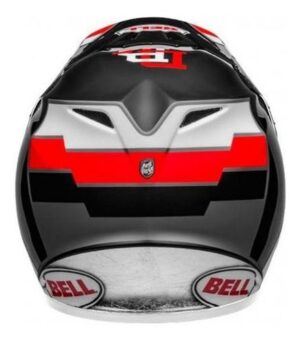 Casco Bell Mx9 Mips para Twitch, negro mate, rojo, talla M (57/58), color negro - Imagen 4
