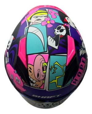 Casco Integral Shaft / Cartoon Network Sh-582 Billy Y Mandy - Imagen 5