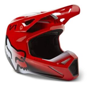 Casco Moto V1 Toxsyk Rojo/Negro Fox