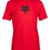 Camiseta Fox Racing Fox Head Ss Prem, Color Rojo Fuego, Tall