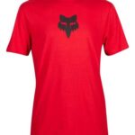 Camiseta Fox Racing Fox Head Ss Prem, Color Rojo Fuego, Tall