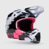 Casco Moto V1 Digi Image Negro/Rosado Negro Fox