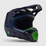 Casco Moto  Fox V1 Taunt Azul