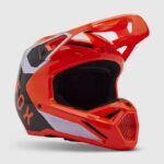 Casco Moto Niño Fox V1 Lean Naranjo