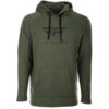 Poleron Fly Racer Crest Hoodie Military Green