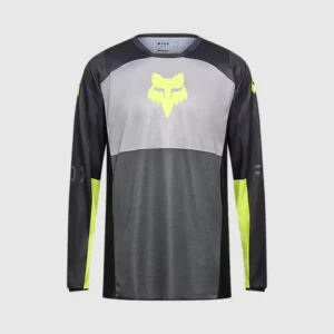 polera Moto 180 Flow Negro/Amarillo Fox