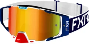 FXR Combat 2023 Gafas de motocross, blanco-azul